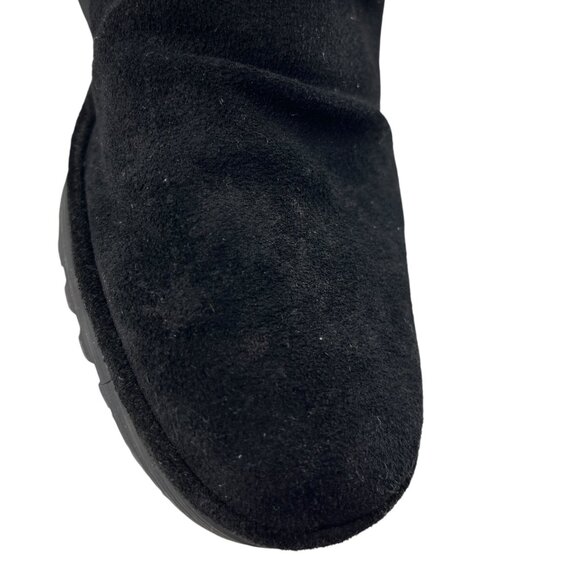 FLY London Yada Black Suede Mid-Calf Boot Size Euro 42 FLAW - Picture 14 of 15